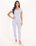 Floral Blue Jogger Set