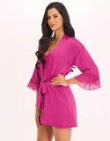 Satin Short Dress Set