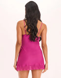 Satin Short Dress Set