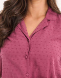 Burgundy Pajama Set
